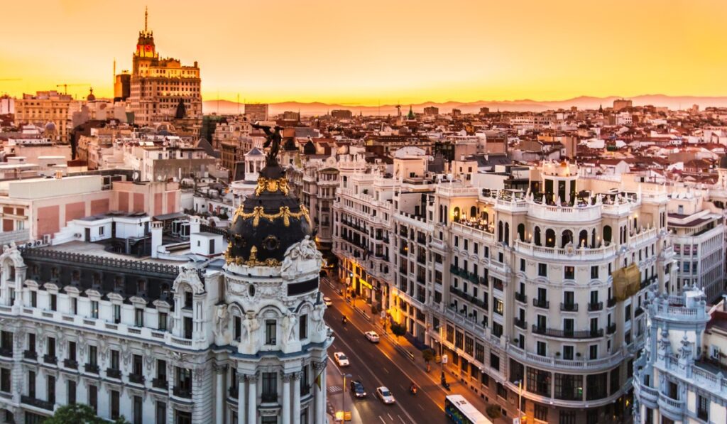 bus rental in Madrid