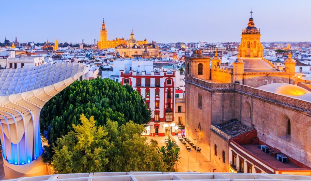 bus rental in Seville