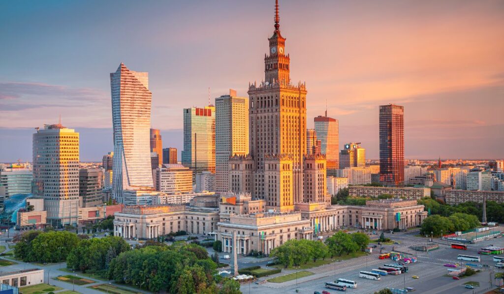 bus rental in Warsaw